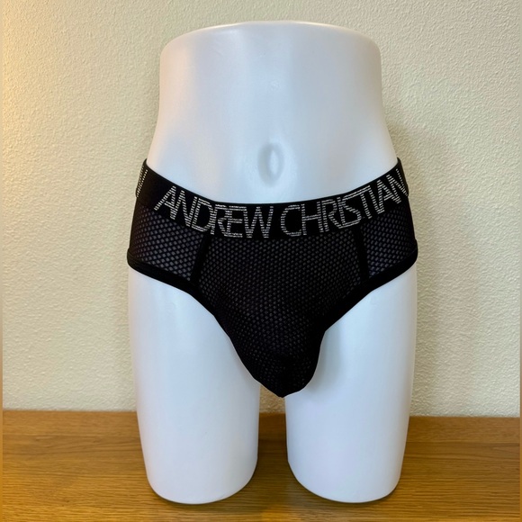 Andrew Christian Mesh Brief Size L - Picture 1 of 2
